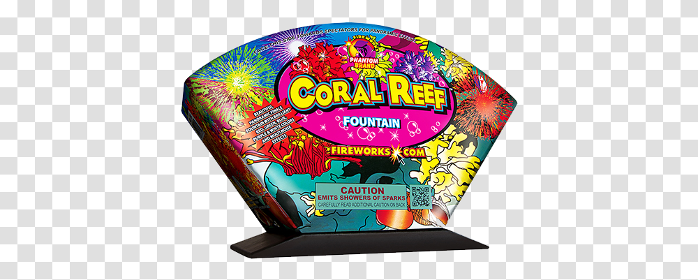 Ground & Non Aerial Fountains Coral Reef Fountain Phantom Fireworks Coral Reef, Flyer, Poster, Paper, Advertisement Transparent Png