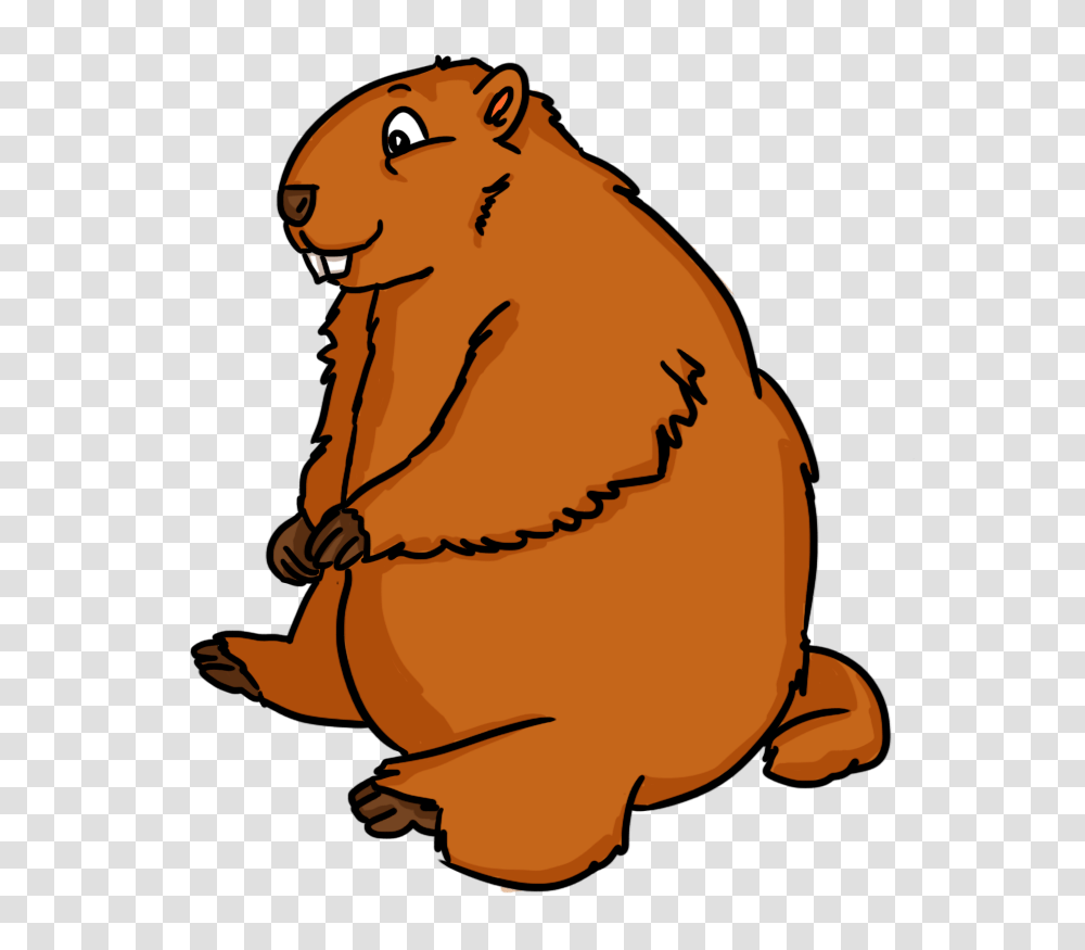 Groundhog Clip Art To Color, Mammal, Animal, Wildlife, Rodent Transparent Png