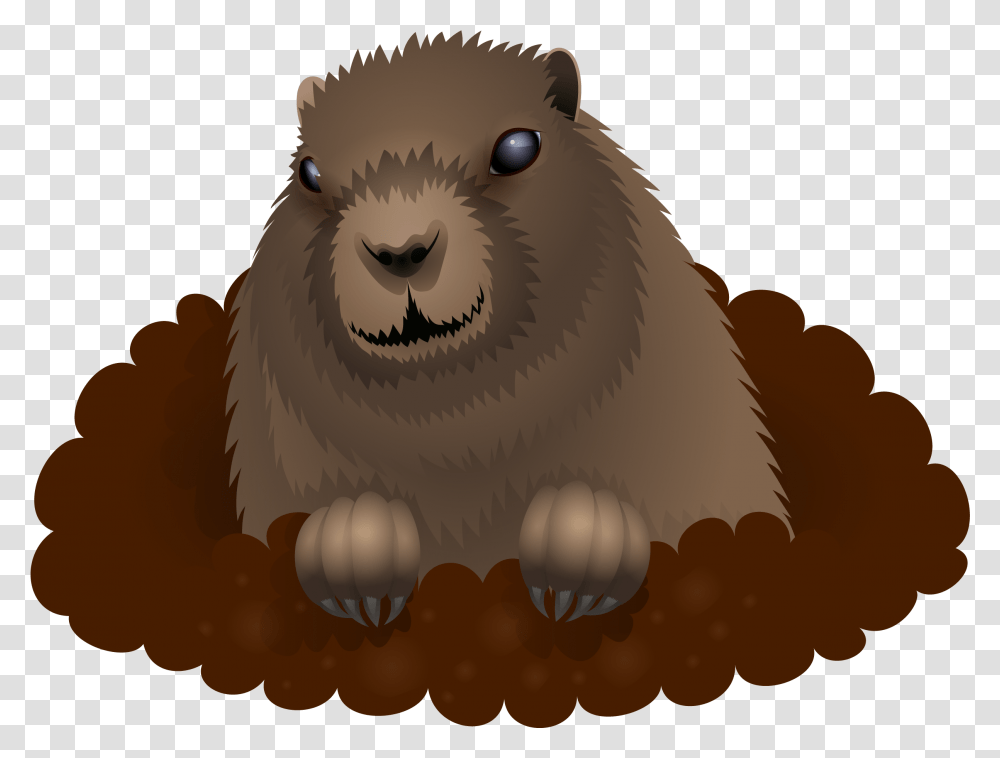 Groundhog Day Illustration, Animal, Mammal, Rodent, Wildlife Transparent Png