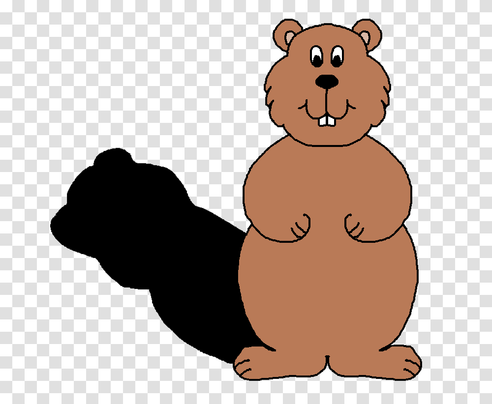 Groundhog Seeing Shadow Clip Art, Rodent, Mammal, Animal, Beaver Transparent Png