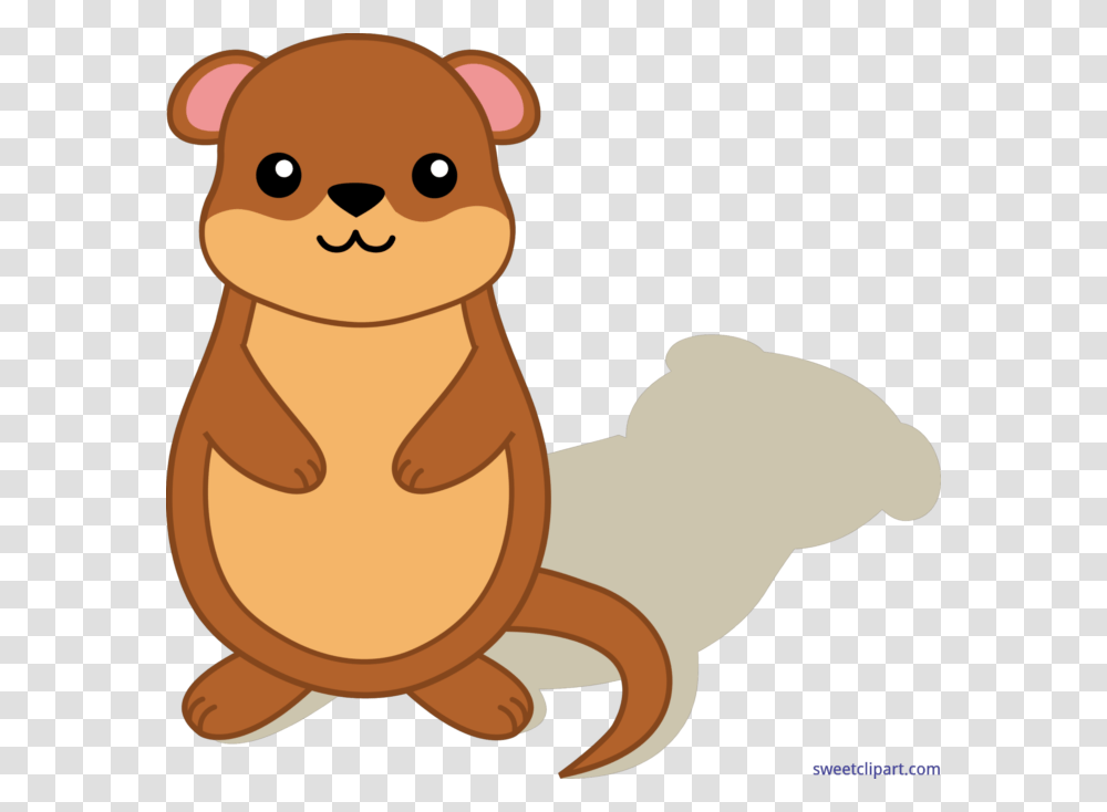 Groundhog With Shadow Clip Art, Animal, Mammal, Wildlife, Toy Transparent Png