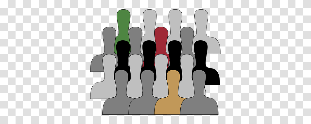 Group Person, Cutlery, Standing, Silhouette Transparent Png