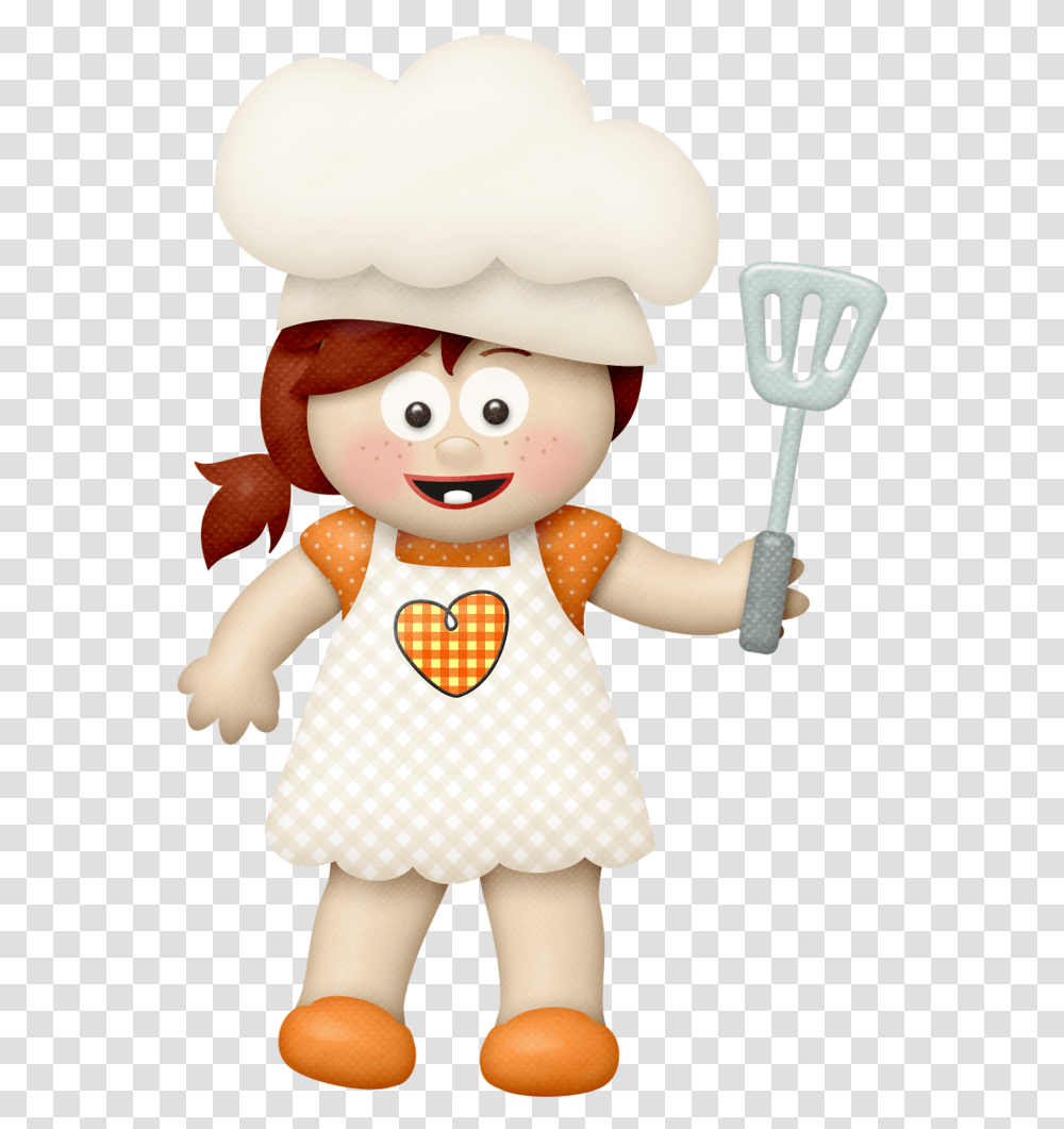Group Clipart Chef Girl Chef Clipart, Doll, Toy, Person, Human Transparent Png