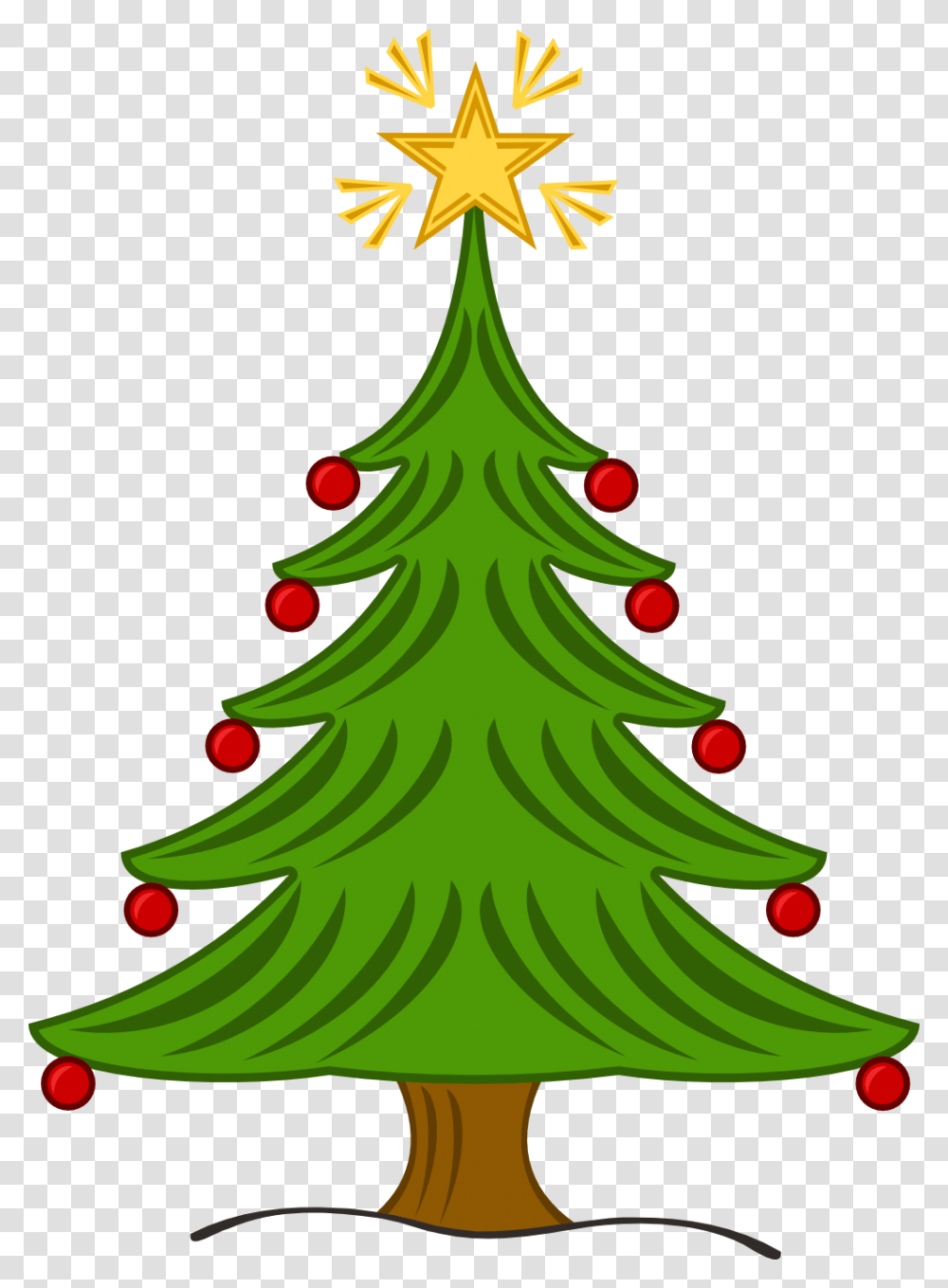 Group Clipart Christmas Tree, Plant, Ornament, Star Symbol Transparent Png
