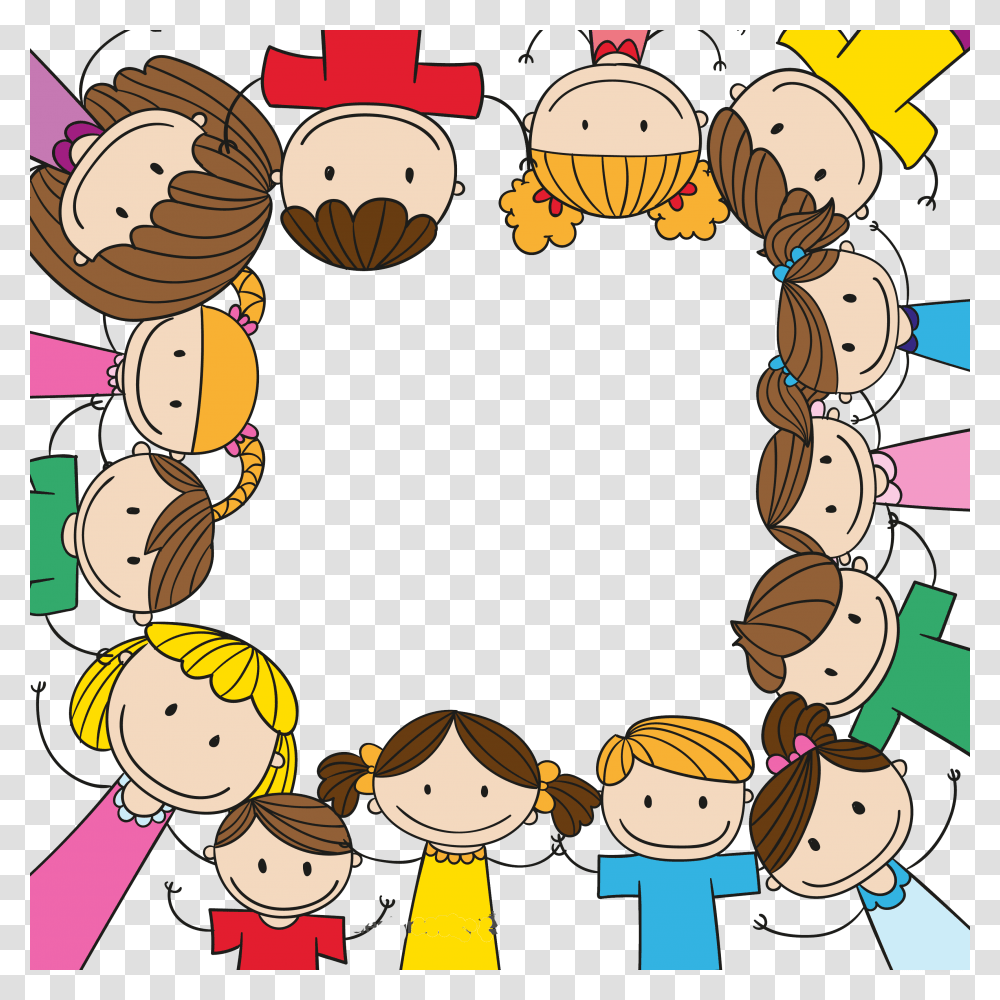 Group Clipart Friendship, Crowd, Huddle, Wreath Transparent Png