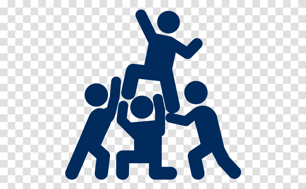 Group Clipart Team Building, Hand, Crowd Transparent Png
