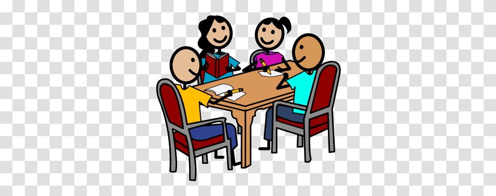 Group Conversation Clipart Clip Art Images, Chair, Furniture, Table, Teacher Transparent Png