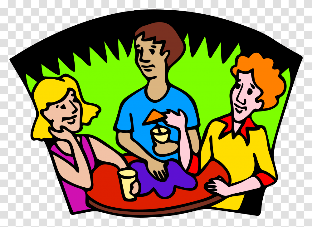 Group Discussion Clipart Hanging Out With Friends Clipart, Graphics, Drawing, Doodle, Poster Transparent Png