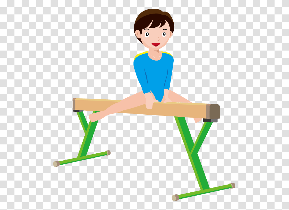 Group Gymnastics Cliparts, Person, Human, Balance Beam, Sport Transparent Png