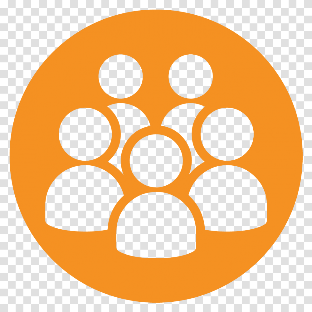 Group Icon Orange Cartoon Jingfm Icon, Hand Transparent Png