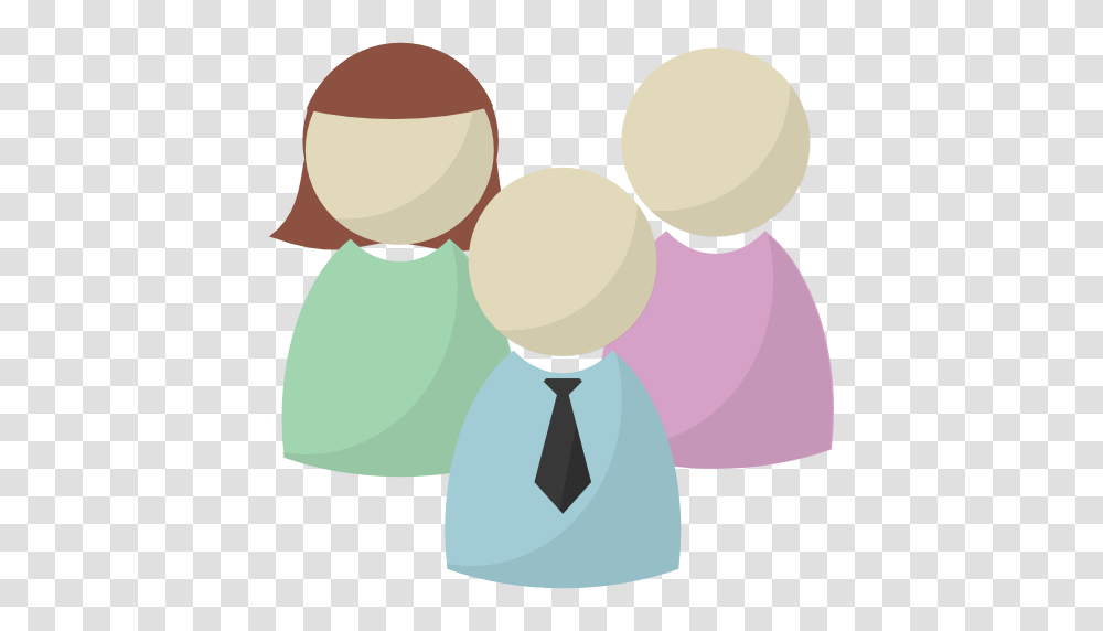 Group Leader People Team Users Icon, Tie, Accessories, Accessory, Necktie Transparent Png