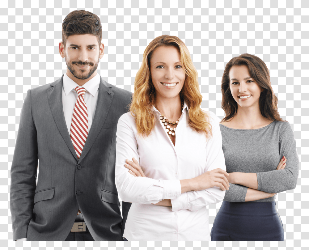Group Of Business People, Tie, Person, Sleeve Transparent Png