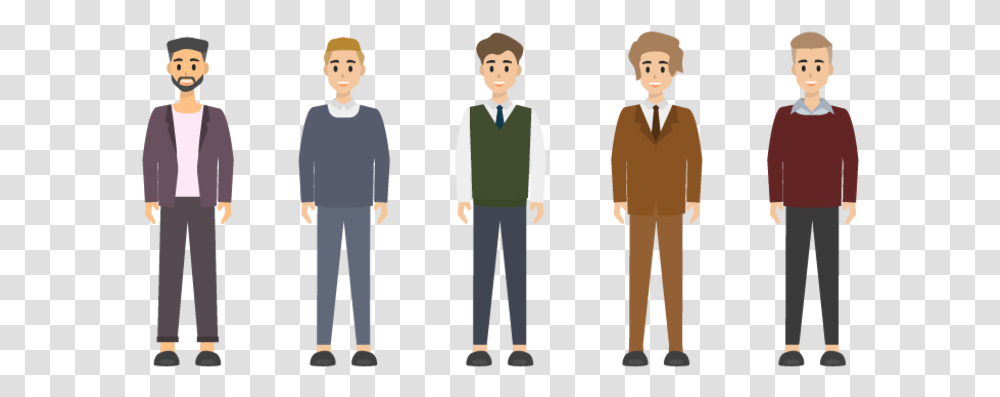 Group Of Businessman Character Design Formal Wear, Standing, Person, Sleeve Transparent Png