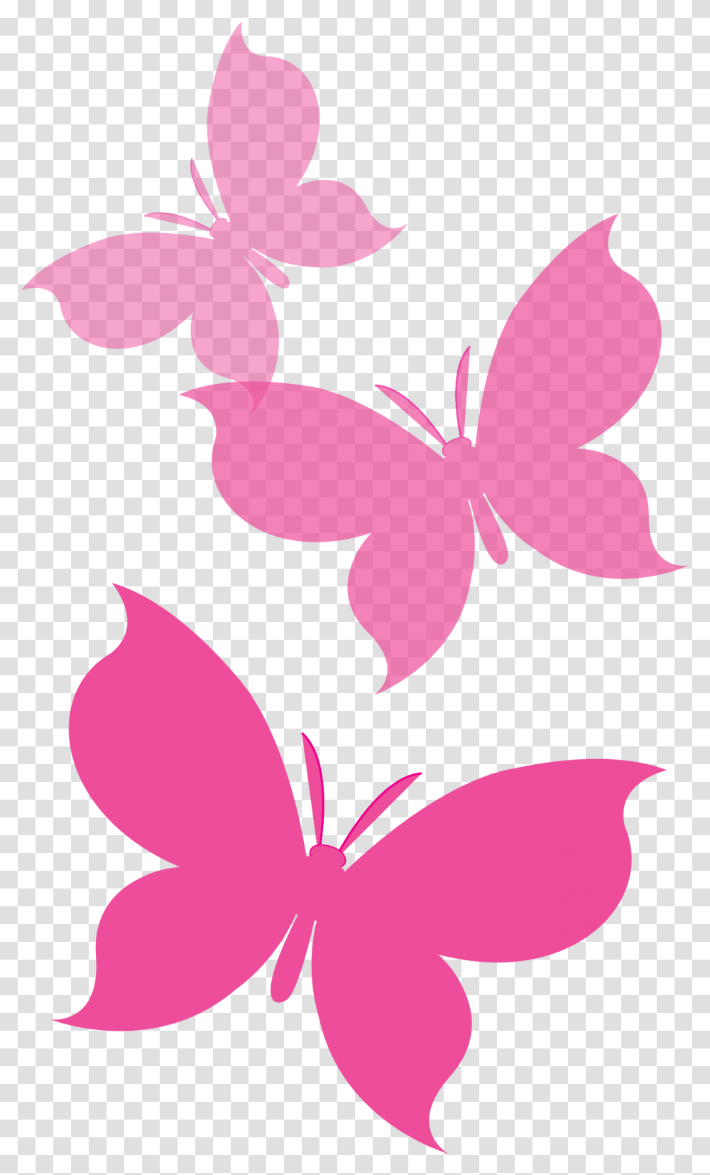 Group Of Friends Talking Clipart Pink Butterfly, Plant, Floral Design, Pattern Transparent Png