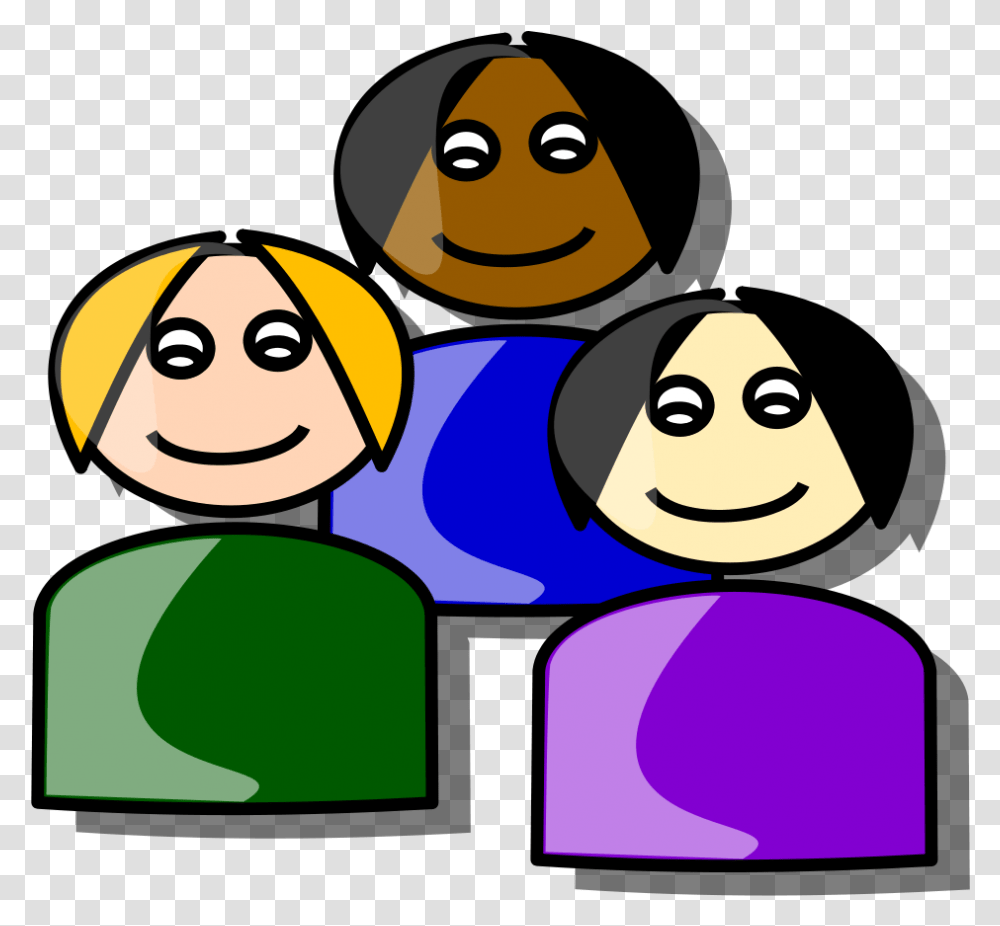 Group Of Happy People Clip Art Free Clipart Humans Clipart, Face, Drawing, Crowd Transparent Png