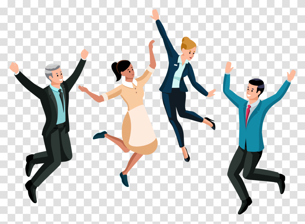 Group Of Happy People Clipart Staff, Person, Human, Performer, Leisure Activities Transparent Png
