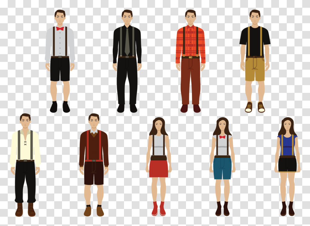 Group Of Man, Person, Standing, Sleeve Transparent Png