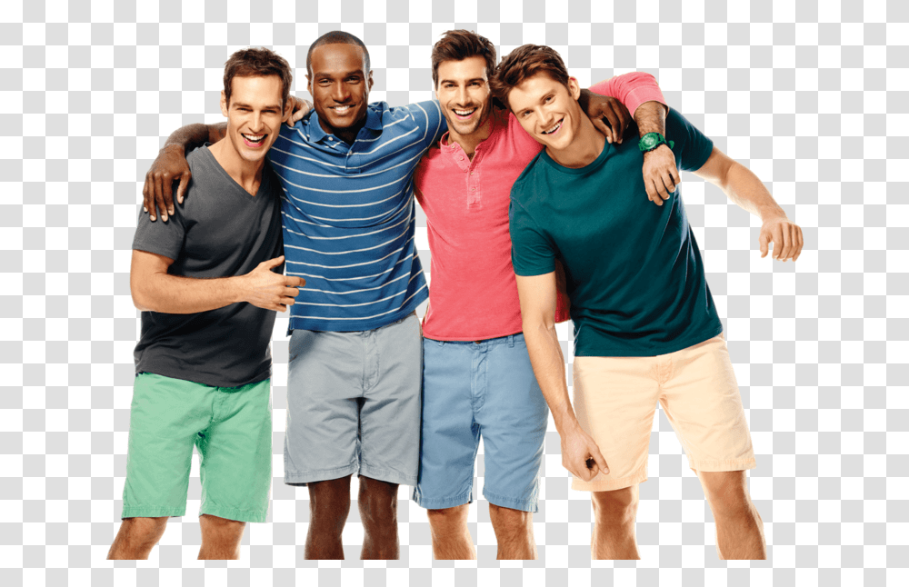 Group Of Men Pluspng Group Of Men, Shorts, Person, People Transparent Png