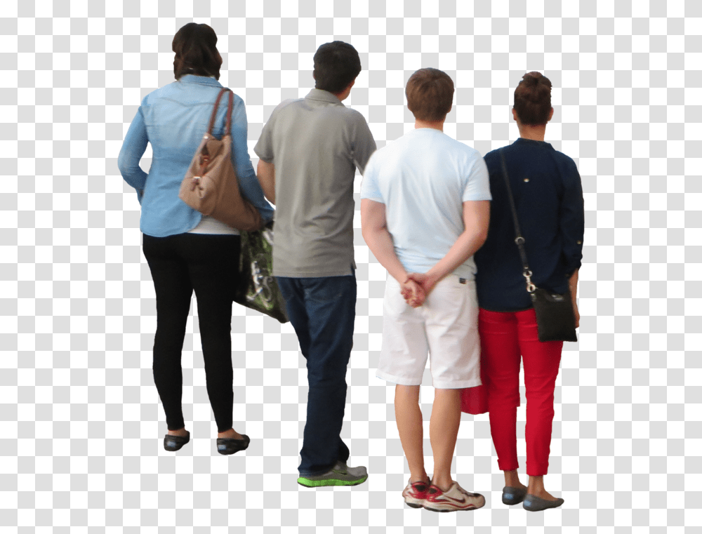 Group Of People Back, Person, Sleeve, Pants Transparent Png