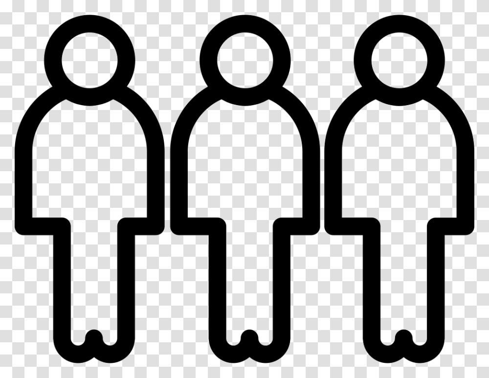Group Of People Cartoon Variant Icon Free Download, Stencil, Railing Transparent Png