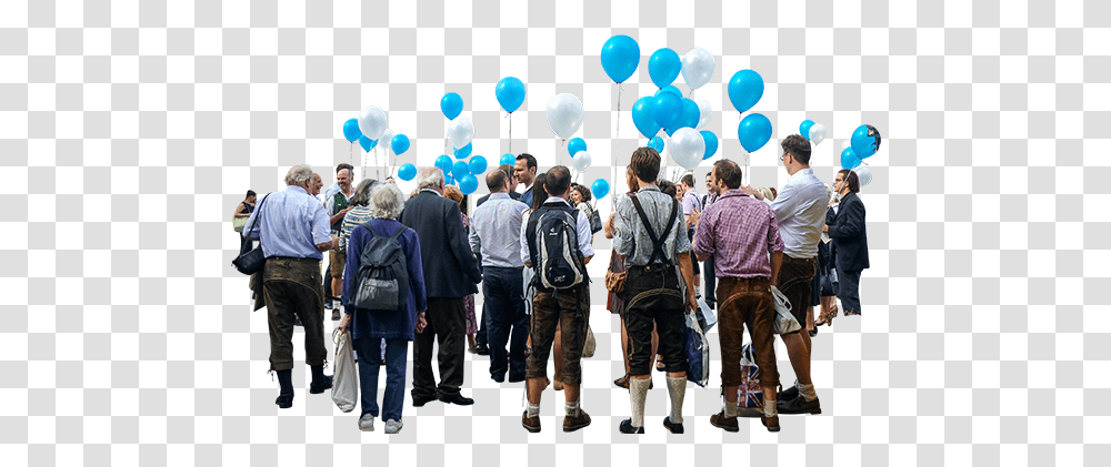 Group Of People Image Balloon, Person, Human, Pants Transparent Png