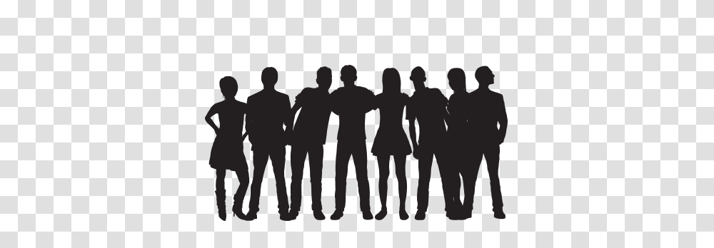Group Of People Silhouette Loadtve, Person, Hand, Pedestrian, Tarmac Transparent Png
