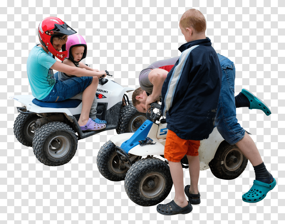 Group Of People Walking All Terrain Vehicle Transparent Png