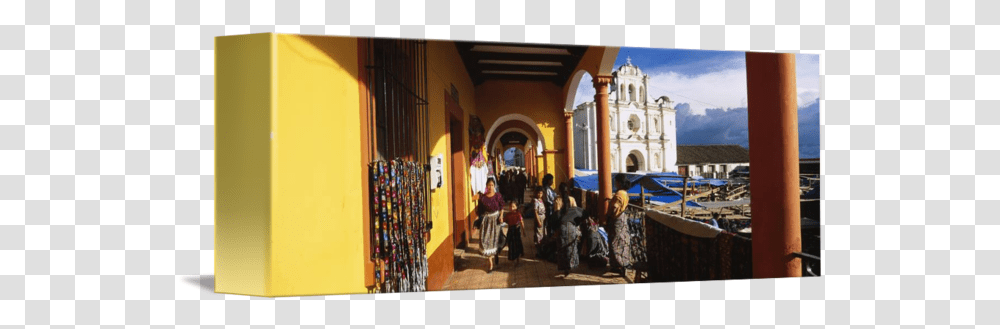 Group Of People Walking In A Corridor By Panoramic Images Tourism, Person, Building, Architecture, Clothing Transparent Png