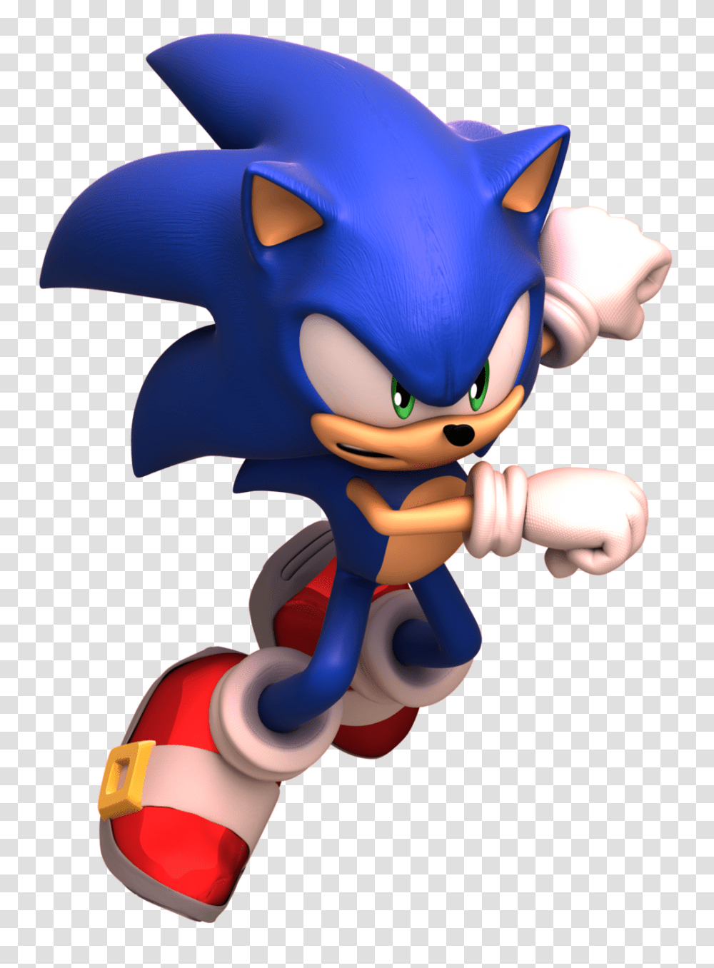Group Of Sonic Running Pose Render, Toy, Figurine Transparent Png