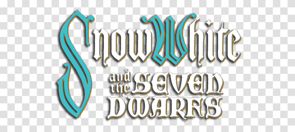 Group Panto Snow White And The Seven Dwarfs Logo, Text, Alphabet, Word, Astronomy Transparent Png
