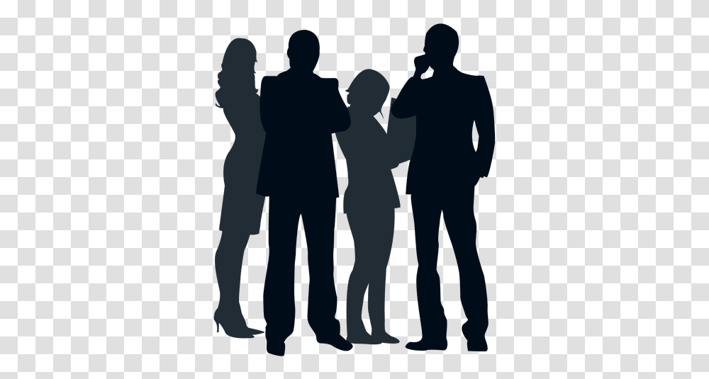 Group People Silhouette 3 Image Personen, Hand, Clothing, Family Transparent Png