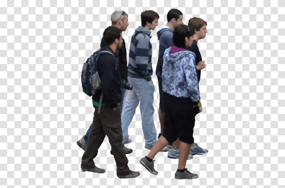 Group People Walking, Person, Shoe, Footwear Transparent Png