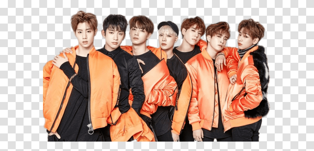 Group Photo Got7 Fly Photoshoot, Person, Jacket, Coat Transparent Png