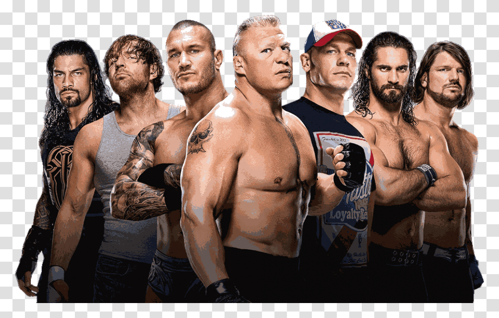 Group Photo Of Wwe, Skin, Person, Human, Tattoo Transparent Png