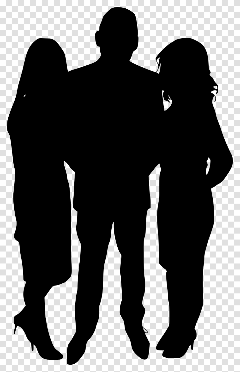 Group Posing Silhouette, Gray, World Of Warcraft Transparent Png
