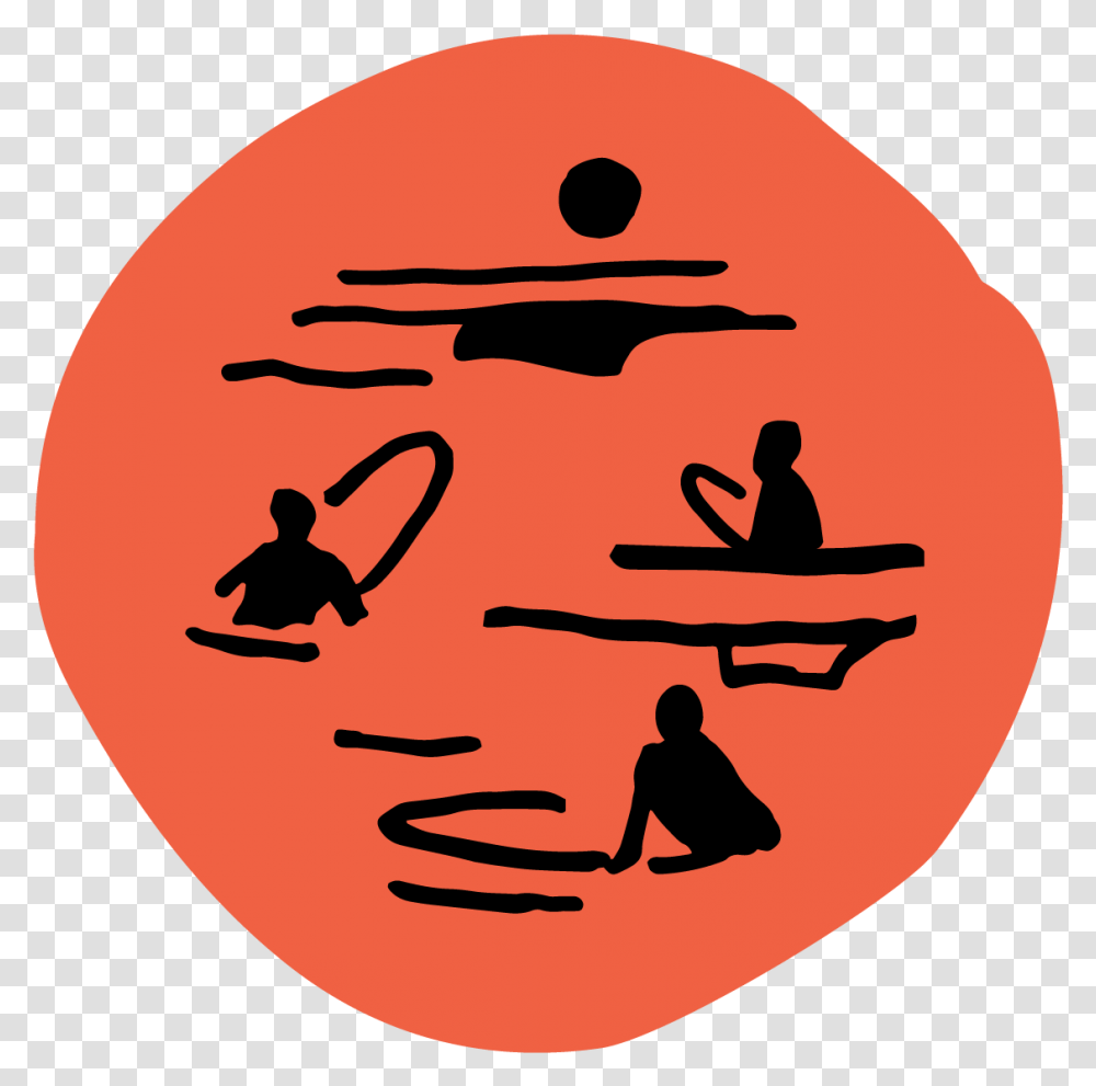 Group Surf Lessons Circle, Label, Text, Person, Human Transparent Png