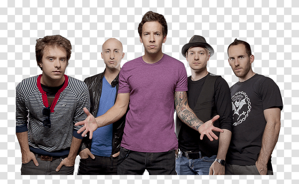 Groupe Simple Plan, Skin, Person, Human, Sleeve Transparent Png