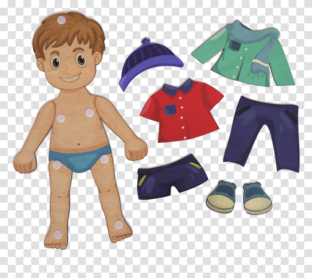 Grow Learning Company Boy Dress Up Doll, Apparel, Person, Human Transparent Png