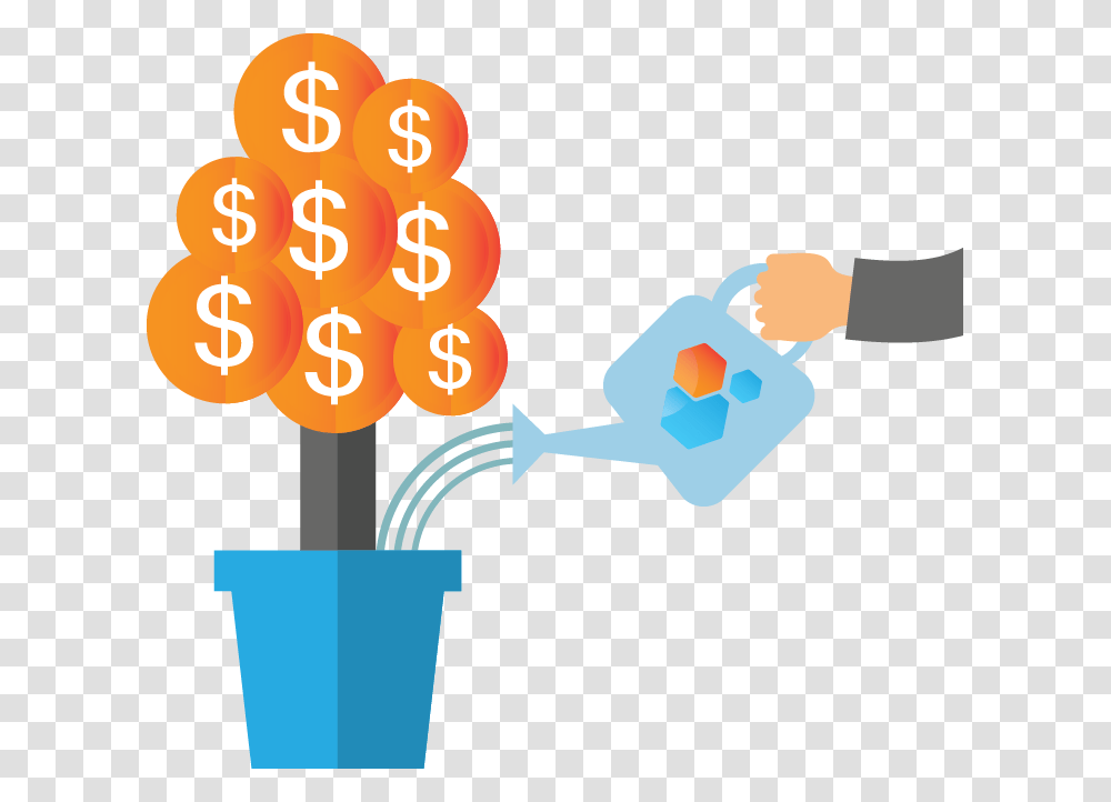 Growing Money Tree Icon, Dynamite, Light Transparent Png
