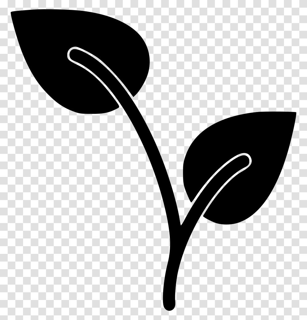 Growing Plant, Stencil, Shovel, Tool, Flower Transparent Png