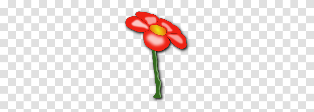 Growing Red Flower Clip Art For Web, Plant, Petal, Anther, Lamp Transparent Png