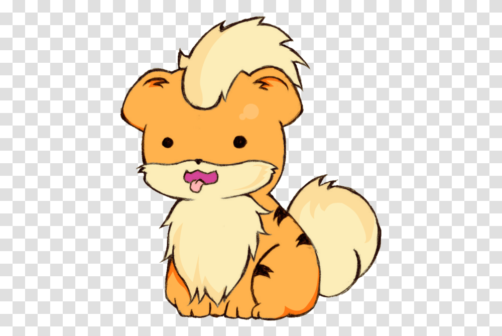 Growlithe Drawing Cute Jpg Freeuse Library Growlithe Chibi, Cushion Transparent Png