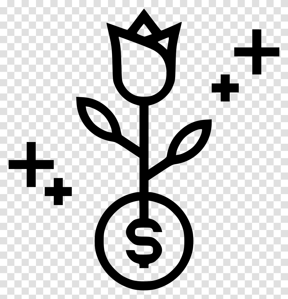 Growth Business Growth Icon, Stencil, Light, Emblem Transparent Png