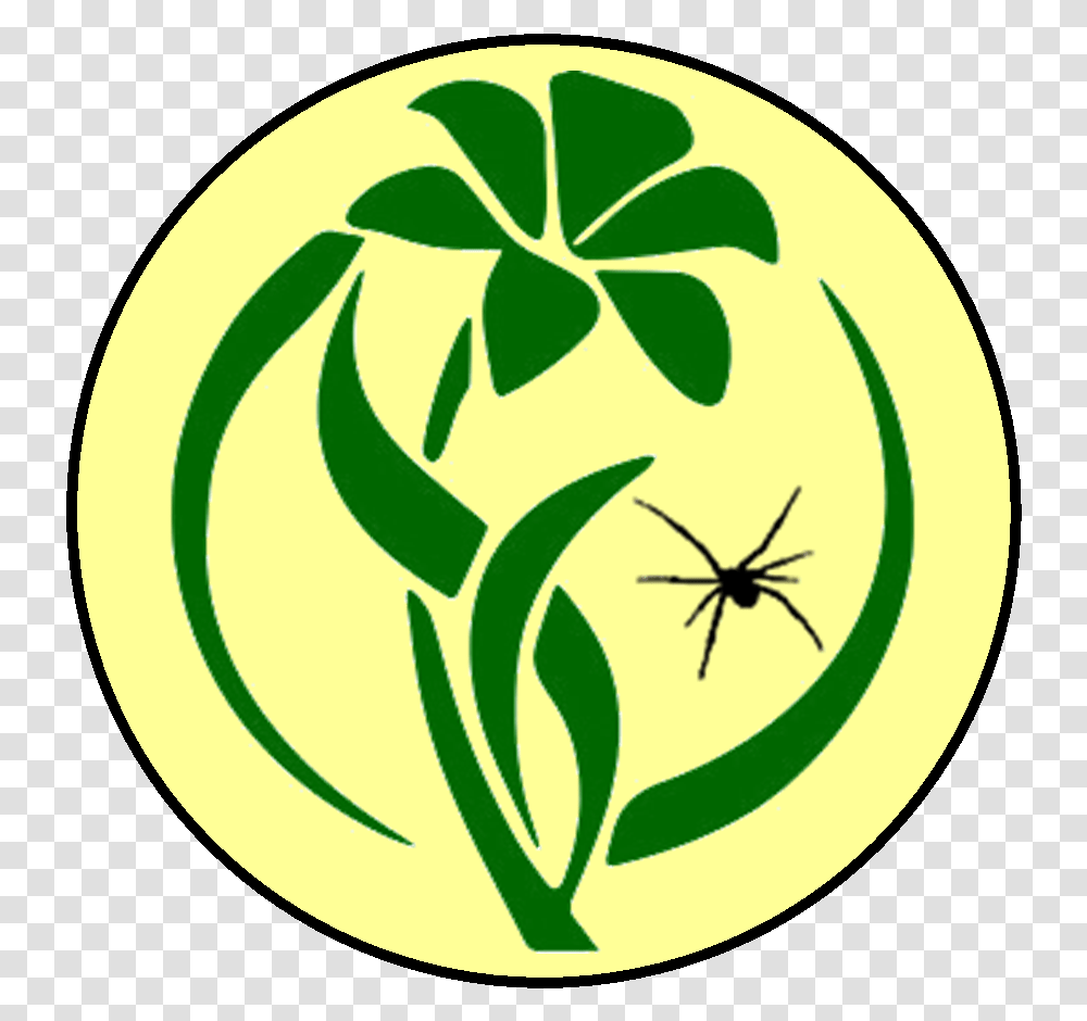 Growworks Landscape And Maintenance Llc Logo Lily Flower Decal, Trademark, Insect, Invertebrate Transparent Png