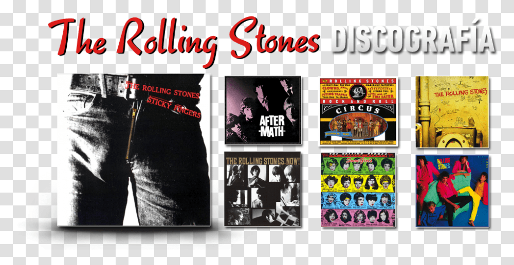 Grrr The Rolling Stones Poster, Advertisement, Person, Collage Transparent Png