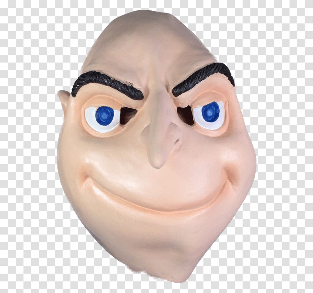 Gru Face Download Despicable Me Gru Mask, Head, Figurine, Person, Human Transparent Png