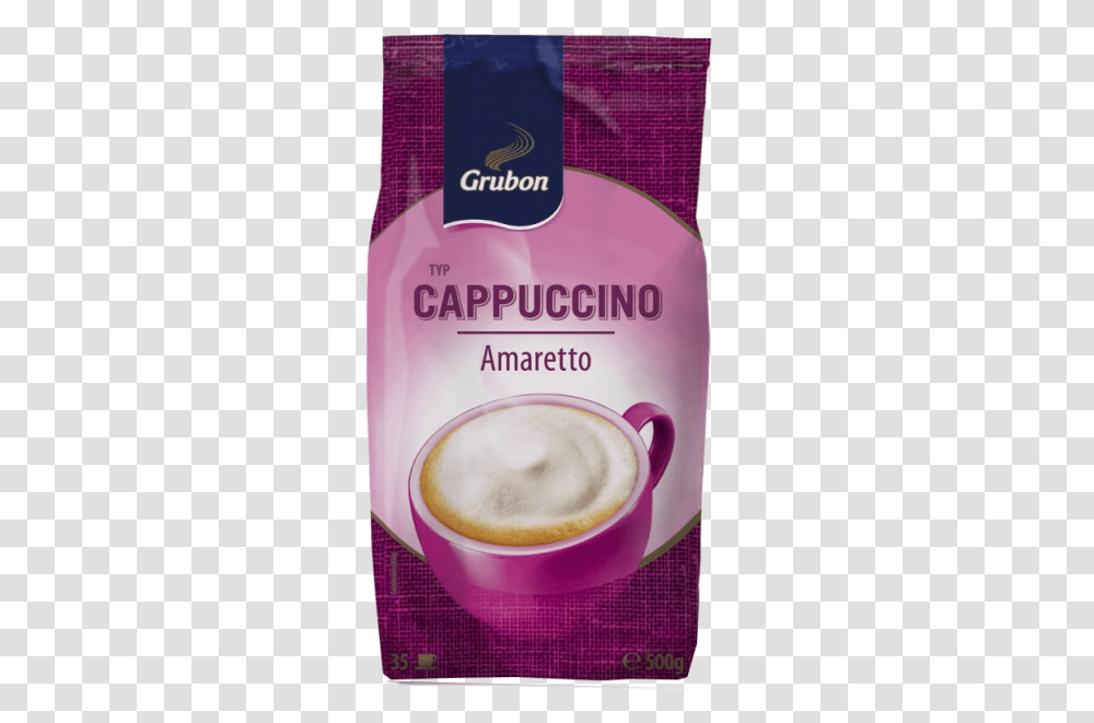 Grubon Cappuccino Amaretto, Coffee Cup, Plant, Food, Beverage Transparent Png