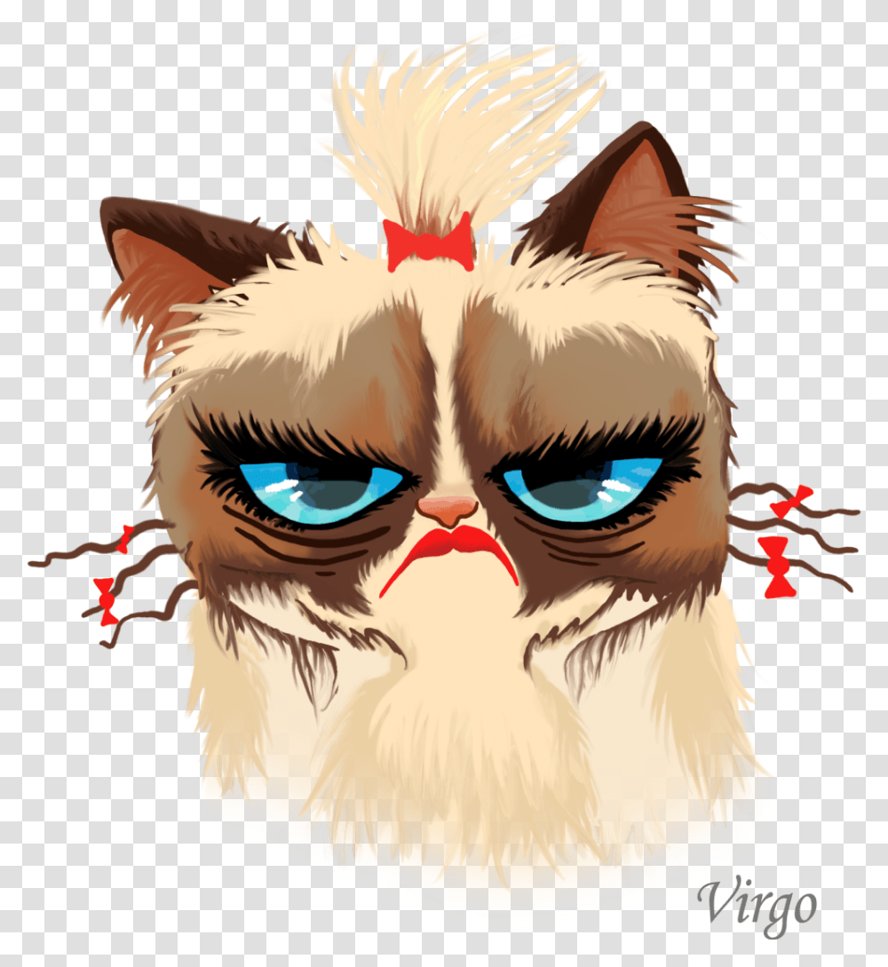 Grumpy Cat Art Vector, Chicken, Poultry, Fowl Transparent Png