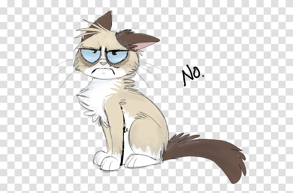 Grumpy Cat By On Grumpy Cat Cat, Pet, Mammal, Animal, Egyptian Cat Transparent Png