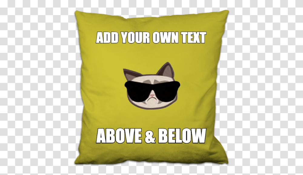 Grumpy Cat Emoji Meme Cushion, Pillow, Diaper, Pet, Mammal Transparent Png